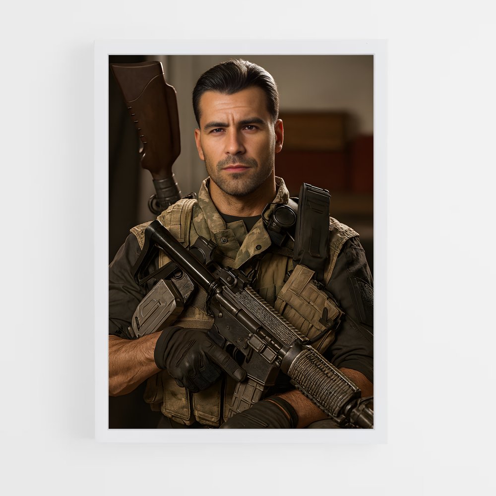 Poster Opération Alex Mason – affiche Call of Duty (vue 3)